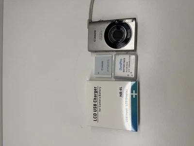 Canon DigitalKamera IXUS 85 IS 7,1 MP 3x Zoom Vintage | Silber | Getestet | Top - Bild 1 von 4