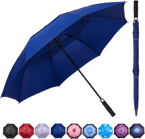 Paraguas Golf 62 68 Pulgadas Automatico Grande Doble Techo Viento Lluvia Unisex - Bild 1 von 12