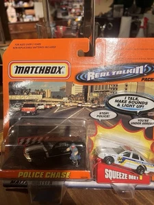 1998 Mattel Matchbox Real Talkin' Packs - Police Chase NIB - Picture 1 of 2
