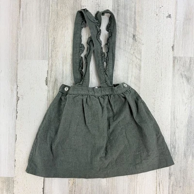 La Coqueta Green Pinafore Skirt Girls Sz 6 - Image 1 of 4