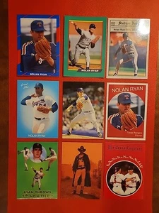 LOT DE 9 CARTES Nolan Ryan ⚾️ Toutes les cartes de baseball Texas Rangers - Photo 1 sur 3