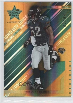 2004 Leaf Rookies & Stars Longevity Rookie Gold /99 Daryl Smith #142 RC - Image 1 of 2