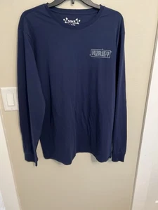 NWT-Hurley Men’s Everyday Island Vibes Long Sleeve T-shirt Midnight Aqua Size L - Picture 1 of 4