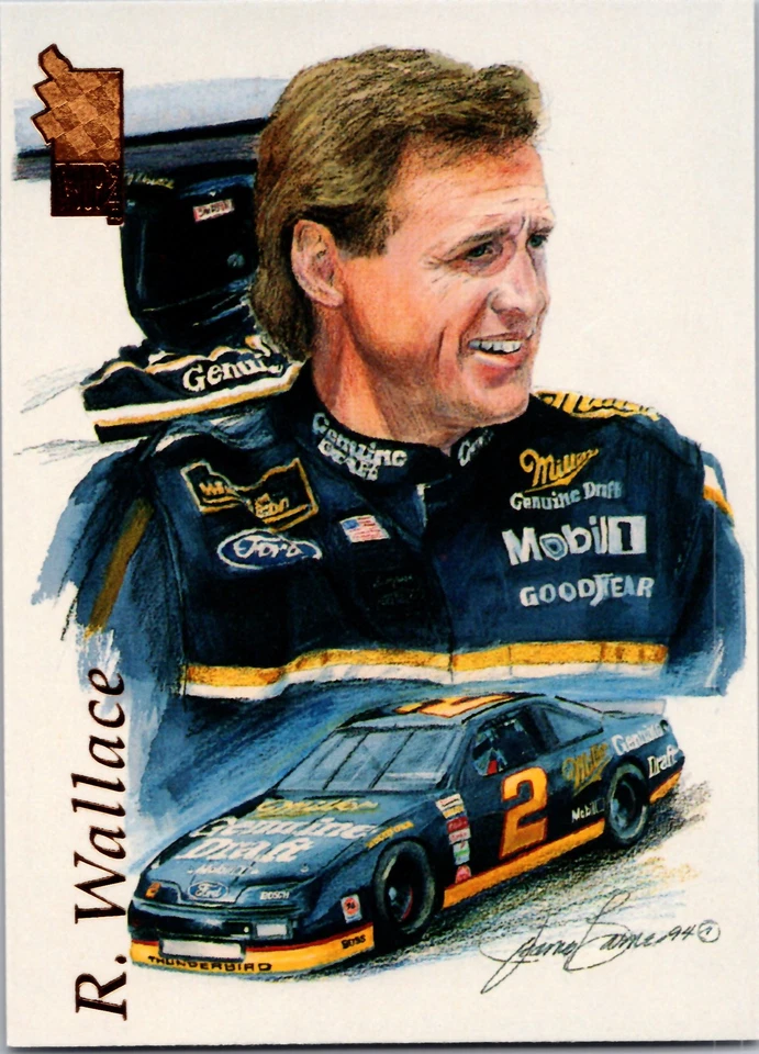 R. Wallace Penske Racing South 1994 Press Pass VIP #81 - Image 1 of 2