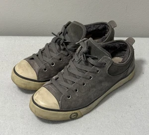Zapatos con cordones UGG Australia para mujer Evera gris gamuza piel de oveja talla 7 - Imagen 1 de 9