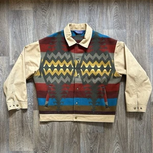 Pendleton Men's Medium Vintage Wool Bomber Jacket Westernwear - Picture 1 of 5