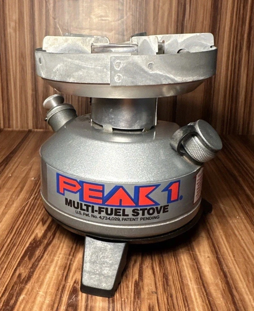 COLEMAN PEAK 1 550B CAMP STOVE MULTI FUEL STOVE 11/1990 NICE | eBay