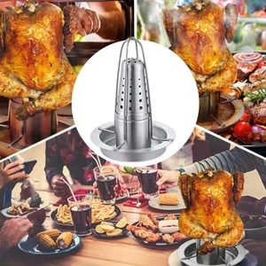 Beer Can Chicken Holder for Grill with Flavouring Container for Grill Party - Picture 1 of 7