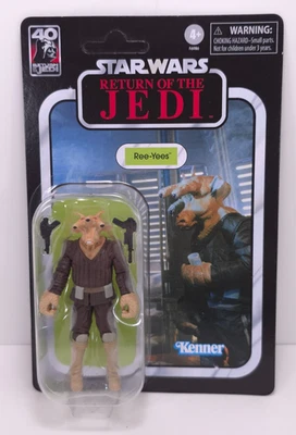 Kenner Hasbro Star Wars Colección Vintage VC137 ROTJ Ree-Yees SIN PERFORAR SIN USAR, EN CAJA Foto 1 de 3