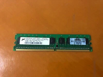 Micron MT9HTF6472AY-667D4 512MB 1Rx8 PC2-5300E DDR2 ECC PN 417440-051 Memory RAM - Image 1 of 4