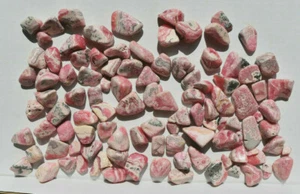 WHOLESALE Rhodochrosite Tumbled Polished Stones from Argentina 1 kg # 5599 - Picture 1 of 12