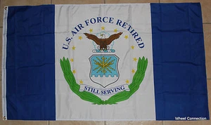 United States Air Force Retired Flag Military Veterans Armed Forces of America - Picture 1 of 8