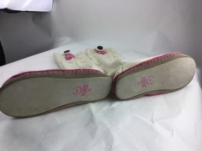 Suéter Rosa Victorias Secret Love Calcetín Tejido Crema Zapatillas Talla M 7-8 Foto 1 de 4