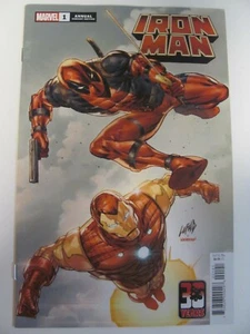 Iron Man Annual #1 Marvel 2021 Infinite Destinies Liefeld Deadpool 30th Variant - Picture 1 of 4