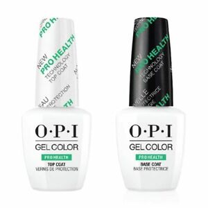 OPI Gel Colour PRO HEALTH technology base coat top coat nail polish - 15ml