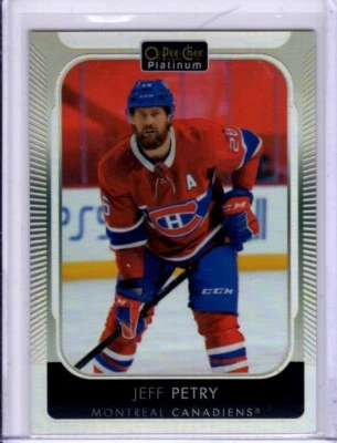 2021-22 OPC Platinum Jeff Petry Rainbow Card # 53 - Image 1 of 2