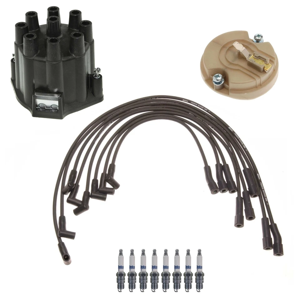 Kit de encendido ACDelco distribuidor tapa de rotor cable bujías para Pontiac V8 GAS Foto 1 de 1