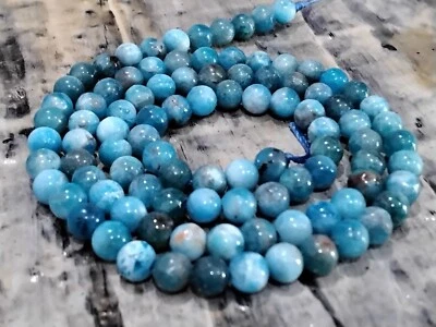 Natural Apatite 4mm, Approx 110pce Strand. Free postage. Oz Seller - Image 1 of 4