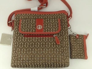 Women's GIANI BERNINI Brown EVERYTHING IN ITS PLACE Shoulder Bag - $125 MSRP - Picture 1 of 12