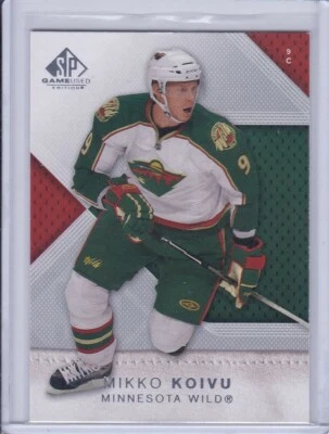 Mikko Koivu 2007 SP Game Used Hockey Card 53 - Image 1 of 2