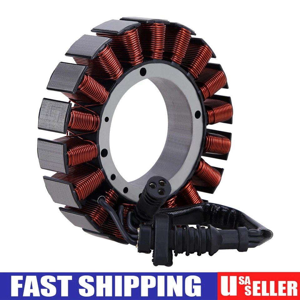 Cycle Electric Stator For Harley Softail/Dyna/FatBoy/Softail Slim 30017-08/A 12V Foto 1 de 4