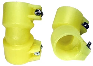 Neu! (2) Pro-Team Products Armson Pro-Feed 1 Zoll x 1 Zoll Vorschub Ellbogen - gelb - Bild 1 von 1