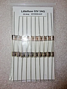 7.5 Amp, Fast Blow Glass Fuses, 6 x 30mm 1/4 x  1-1/4  250 Volts, USA Quick Ship - Picture 1 of 4