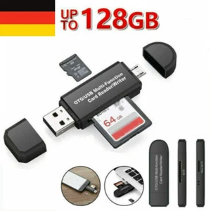 USB 3.0 Type-C Speicherkartenleser Micro SD Card Reader Kartenleser OTG Adapter - Picture 1 of 10