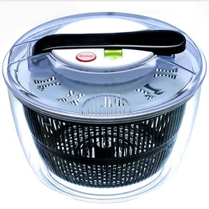 TODO Salad Spinner Vegetable Dryer Hand Lever Drainer Strainer Spinning Baske... - Picture 1 of 8