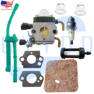 FS85 FS46 FS55 FS38 FS45 Carburetor For STIHL KM55 Air Fuel filter Carb Gaskets - Picture 1 of 6