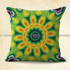 Traditional Huichol Mexican Art Cushion Cover  Throw Pillow Case For Bed