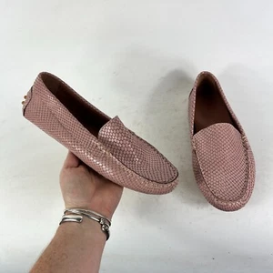 M. Gemi The Felize Due Loafers Women's 9.5 Pink Leather Slip On Comfort Shoes - Picture 1 of 10