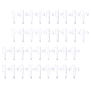 100pcs Curtain Hooks Drapery Drape Hooks Pinch Pleat Curtain Hooks - Picture 1 of 12