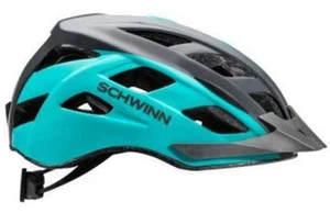 Schwinn Dash Adults 14+ Vented Bike Cycling Skate Helmet Black/Aqua Easy Adjust - Picture 1 of 3