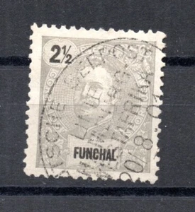 DSWA 1901 antigua marca Funchal usada: Deutsche Seepost Line Hamburg-WestA - Imagen 1 de 2