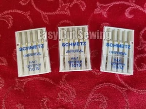 15 Schmetz Heavy Duty Sewing Needles 130/705h 15x1 HAx1  18  110/18 - Picture 1 of 1