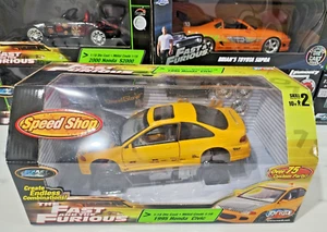 NEW (Ultra Rare) 1995 Honda Civic 1:18 Fast and Furious Yellow Speed Shop - Picture 1 of 4
