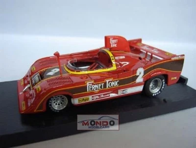 1:43 Brumm Alfa Romeo 33Sc12 500Km Monza Brambilla 1977 R282 Diecast Modellino - Immagine 1 di 2