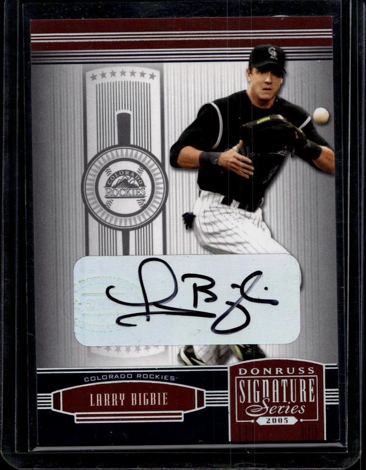 2005 Donruss Signature #47 Larry Bigbie - Image 1 of 2