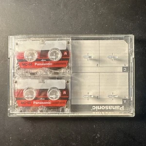 2er Set Panasonic Microcassette MC-60 Tapes RT-60MC 60min Aufnahmezeit - Bild 1 von 8