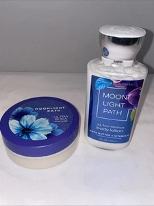 Bath & Body Works manteca de karité Moonlight Path 8 OZ loción corporal y manteca corporal de 7 OZ - Imagen 1 de 7