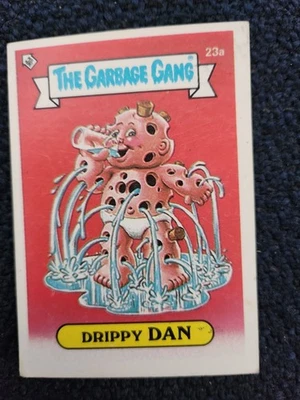 1985 Drippy DAN (v) 23a The Garbage Gang Series 1 Australia Card - Image 1 of 4