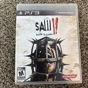 Saw 2 Flesh & Blood PlayStation 3 PS3 CIB mit Handbuch Minty Disc *getestet* - Bild 1 von 5
