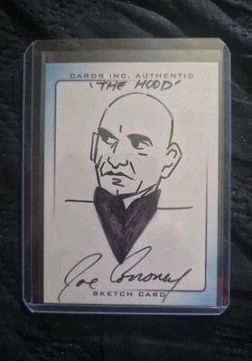 Thunderbirds Are Go! Movie "The Hood" Hand-Drawn Sketch Card Signed Joe Corroney - Image 1 of 4