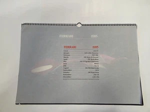 Vintage Ferrari Calendar Edition 1985 Racing New Old Stock - Picture 1 of 15
