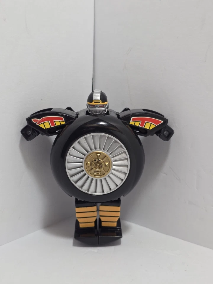 Vtg Power Rangers Zeo Warrior Wheel Morphin Spring Action Deluxe Figure Bandai  - Image 1 of 4