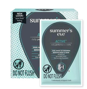 3 Summers Eve Active Daily Performance Feminine Tücher pH-ausgeglichen 14 Stück pro - Bild 1 von 14