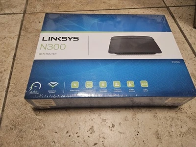 Linksys N300 WiFi Router *BRAND NEW* SEALED In Shrinkwrap E-1200 NP - Image 1 of 4