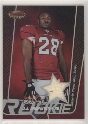 2005 Bowman's Best Rookie Silver /25 JJ Arrington Rookie RC - Image 1 of 2