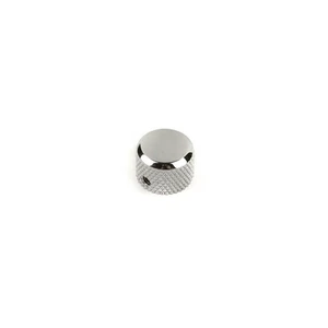 Genuine Fender American Vintage '62 Jazz Bass Knurled Upper Control Knob, CHROME - Picture 1 of 1